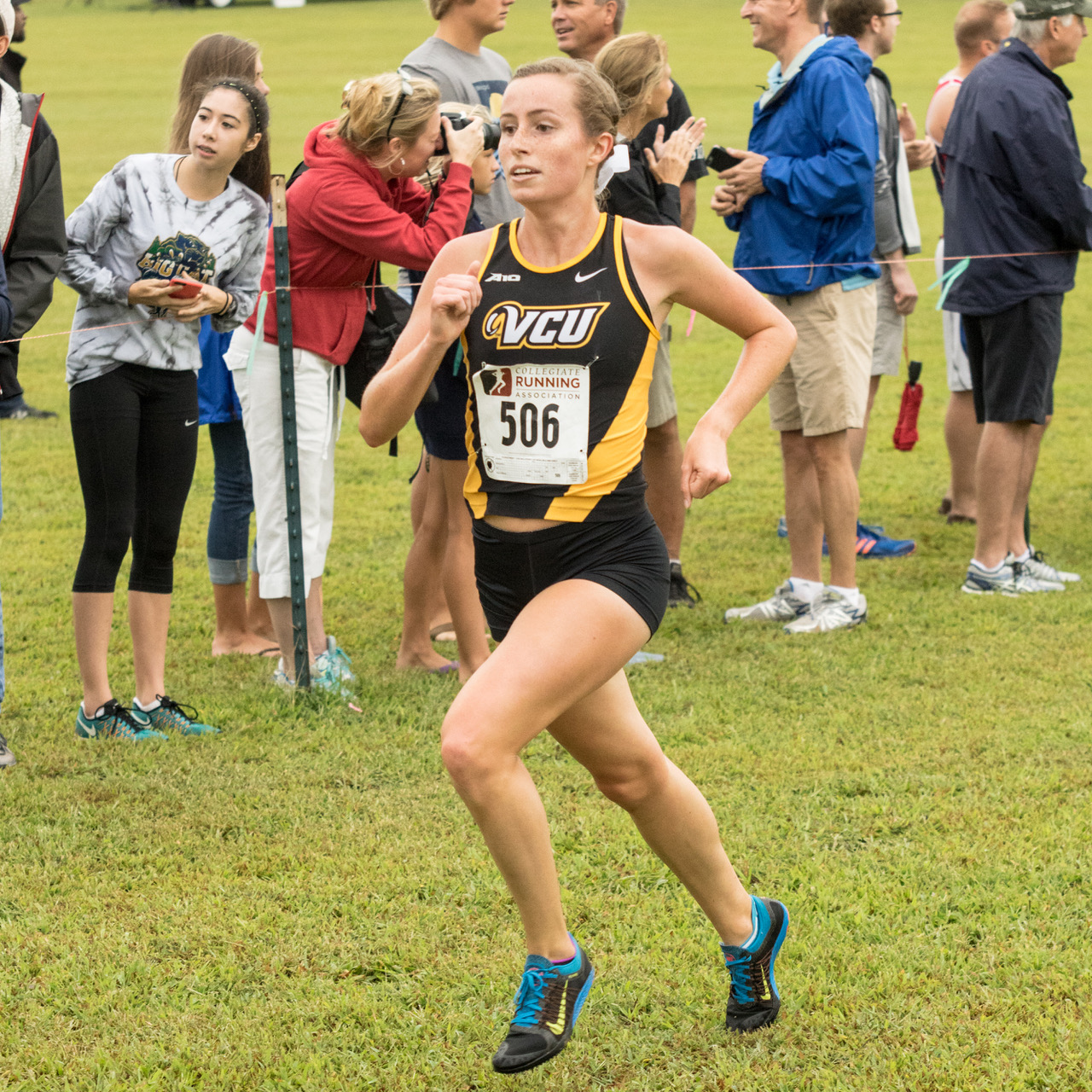Last season, Emily Dyke clocked an 18:02.2 at the A-10 Championship to finish 21st overall. Photo provided by VCU Athletics