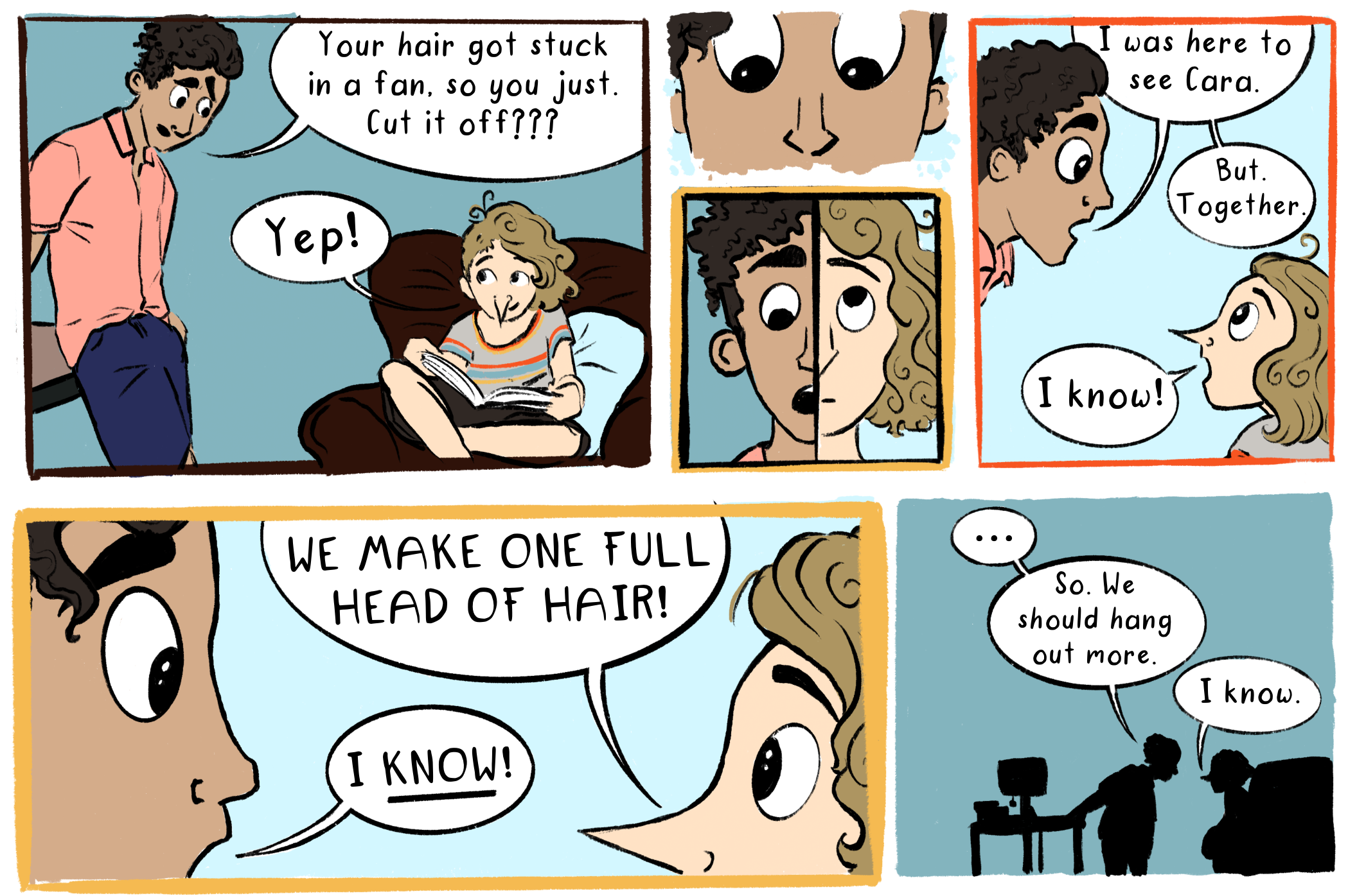 Comics new haircuts, unholy screeching, and your least important