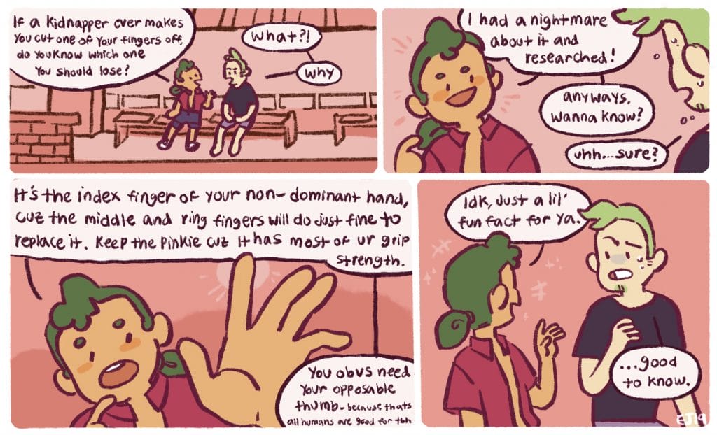 Comics new haircuts, unholy screeching, and your least important