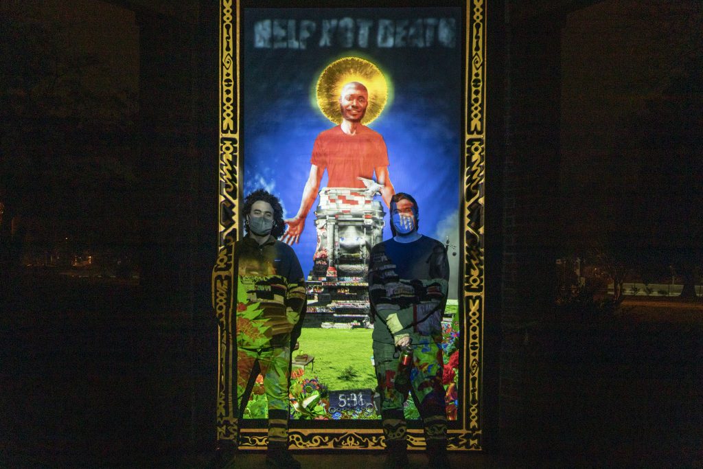 Projection art reflects on summer of BLM protests, honors Marcus-David ...