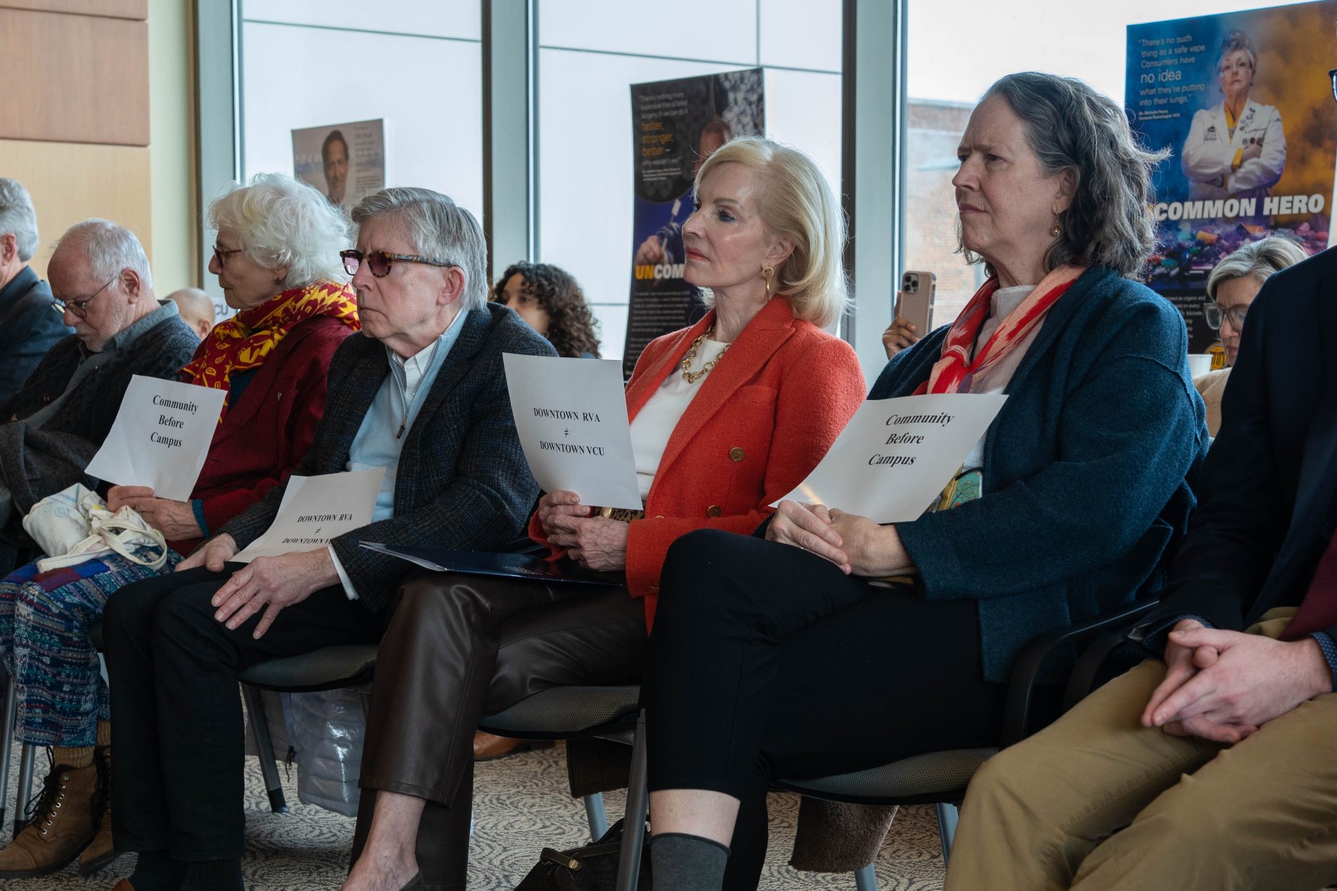 Attendees decry campus expansion at board of visitors meeting