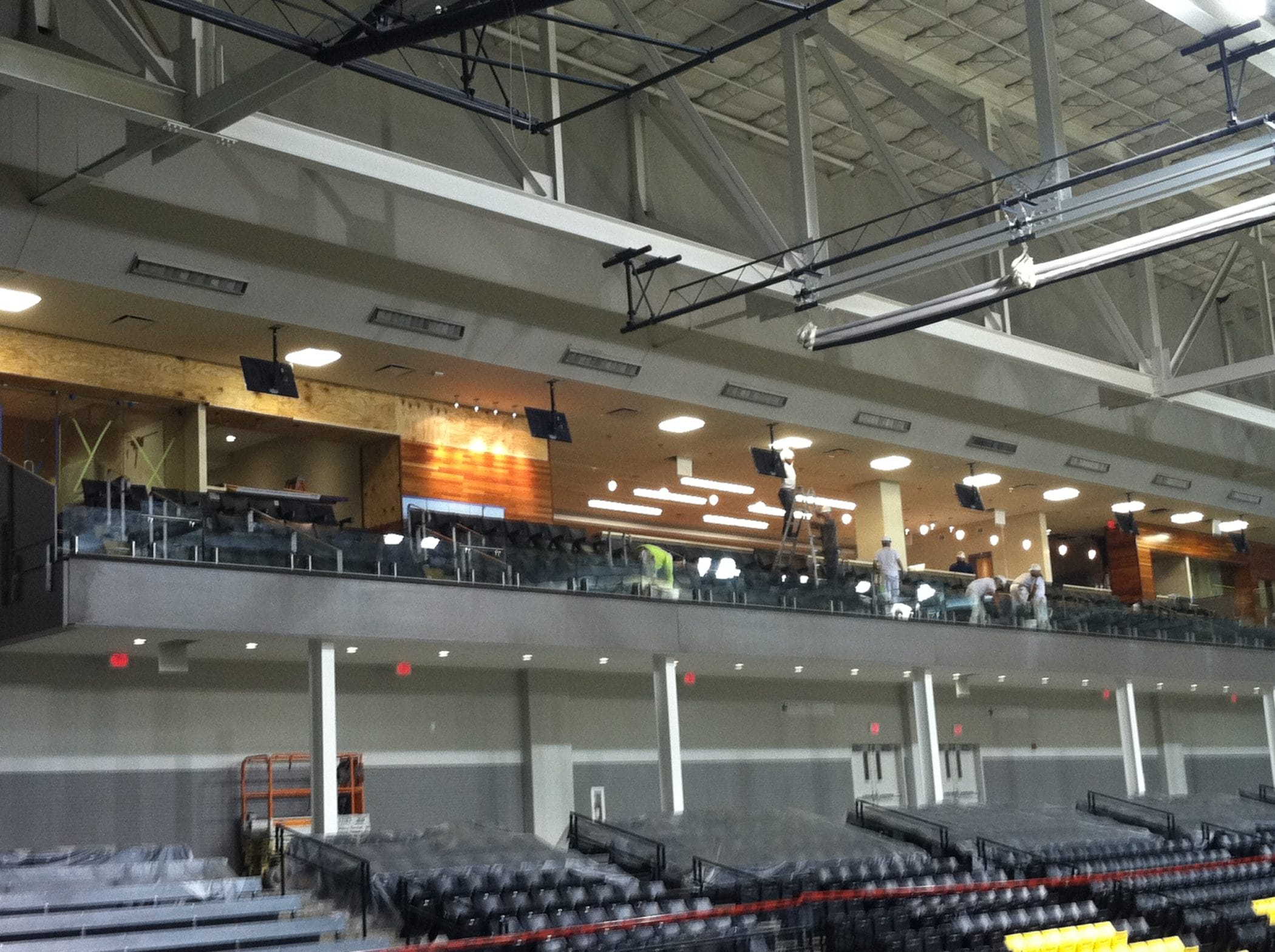 Photos of the day: Siegel Center gears up for start of season The ...