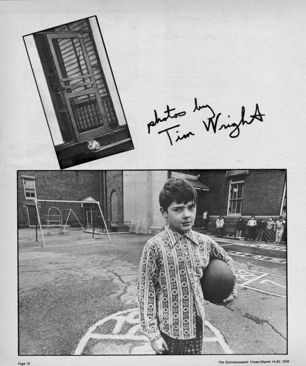 Photos published in The Commonwealth Times on March 14, 1978.