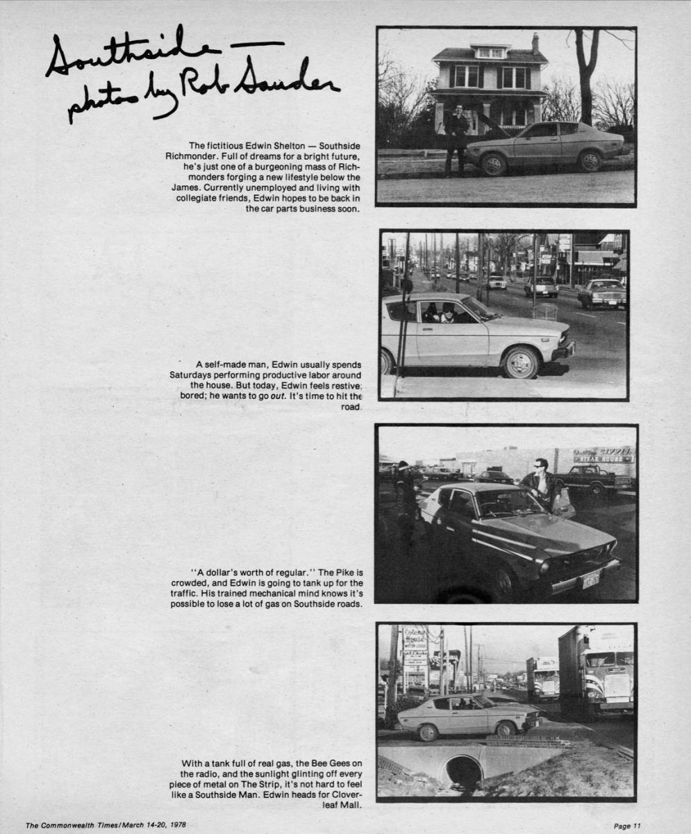 Photos of Southside, Richmond, published in The Commonwealth Times on March 14, 1978.